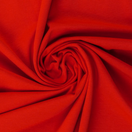 Sweat bouclettes tomate